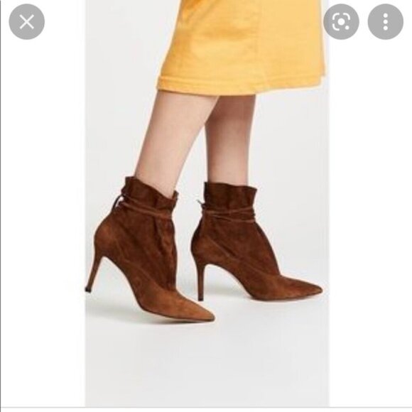 Marion Parke Millie Black Suede Booties‎ 41 - Picture 2 of 10